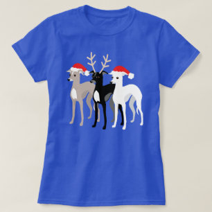 Camiseta Mamá Iggy o papá Navidades de Greyhound italianos
