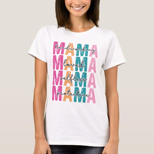 Camiseta Mamá inspiradora (Anverso)