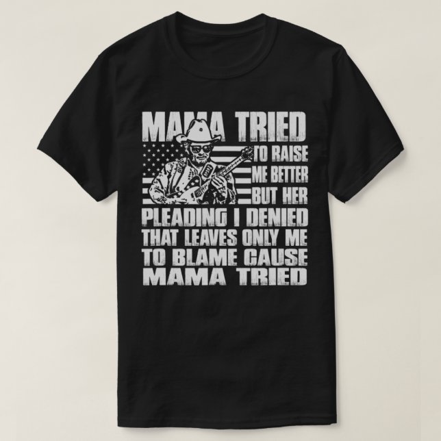 Camiseta Mamá Intentó Levantarme Mejor (Diseño del anverso)
