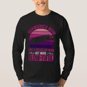 Camiseta Mamá intérprete armónica y madre de armónica