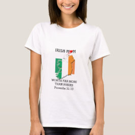 CAMISETA MAMÁ IRLANDÉS MÁS QUE RUBIAS PROVERBS 31