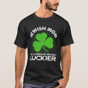 Camiseta Mamá judía San Patricio Día de la afortunada mamá