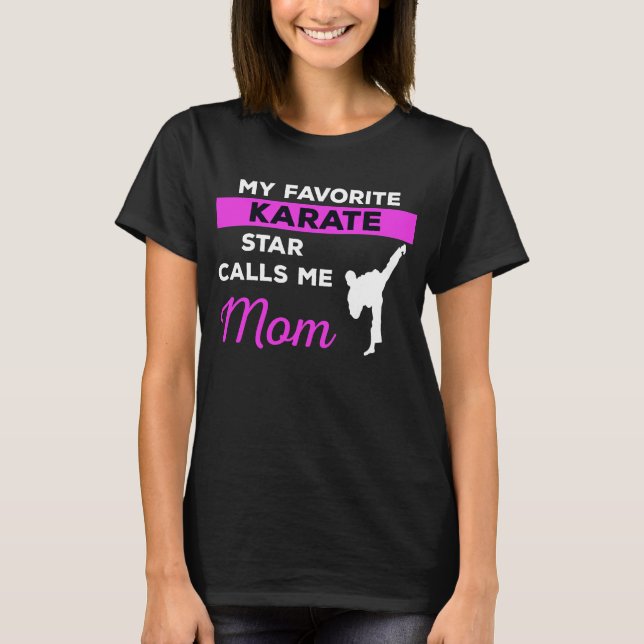 Camiseta Mamá karate (Anverso)