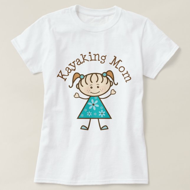 Camiseta Mamá Kayaking (Diseño del anverso)