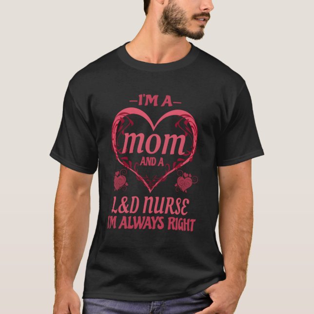 Camiseta Mamá L D Enfermera Divertida Diciendo Nur De Entre (Anverso)