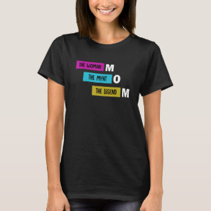 Camiseta Mamá, la mujer, el mito, el día de la madre