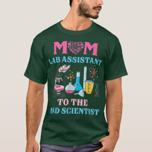 Camiseta Mamá Lab Asistente Del Nacimiento De Fiesta Cientí
