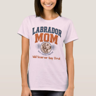 Camiseta Mamá labrador personalizable, regalo personalizado