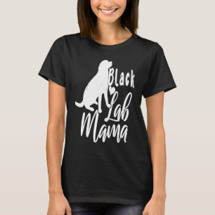 Camiseta Mamá Labs Negros Lindos Retriever Labrador