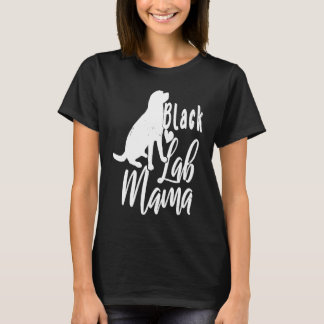 Camiseta Mamá Labs Negros Lindos Retriever Labrador