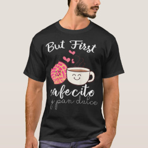 Camiseta Mamá Latina cute café y conchas españolas