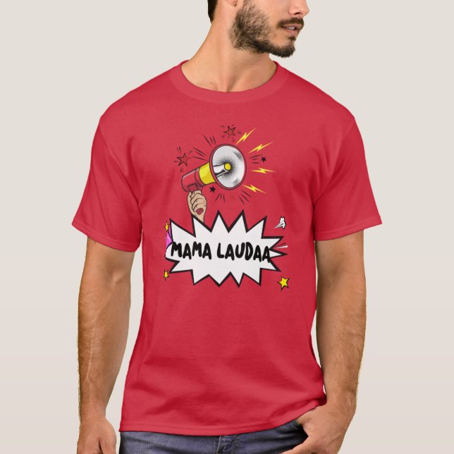 Camiseta Mama Lauda Mallorca chica fiestera (Anverso)