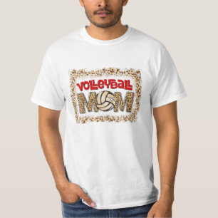 Camiseta Mamá Leopard divertida bola deportiva