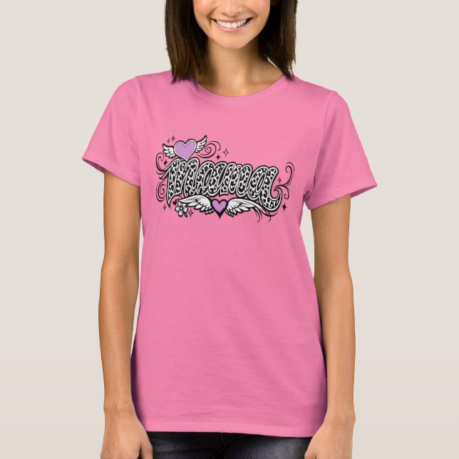 Camiseta Mama Leopard Heart Tee (Anverso)