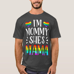 Camiseta Mamá lesbiana regala orgullo gay soy mamá es mamá