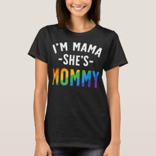 Camiseta Mamá lesbiana regala orgullo gay Soy mamá es mamá