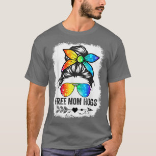 Camiseta Mamá libre abraza a desordenada madre del orgullo
