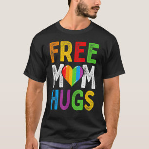 Camiseta Mamá libre abraza a la familia gay del orgullo LGB