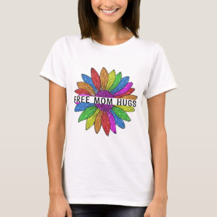 Camiseta Mamá libre abraza a LGBTQIA+ Apoyo al Orgullo