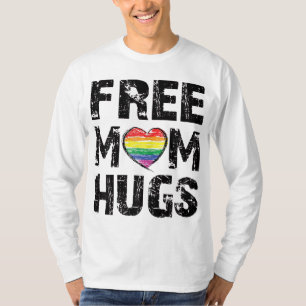 Camiseta Mamá Libre abraza A Los Gays Del Orgullo LGBT.