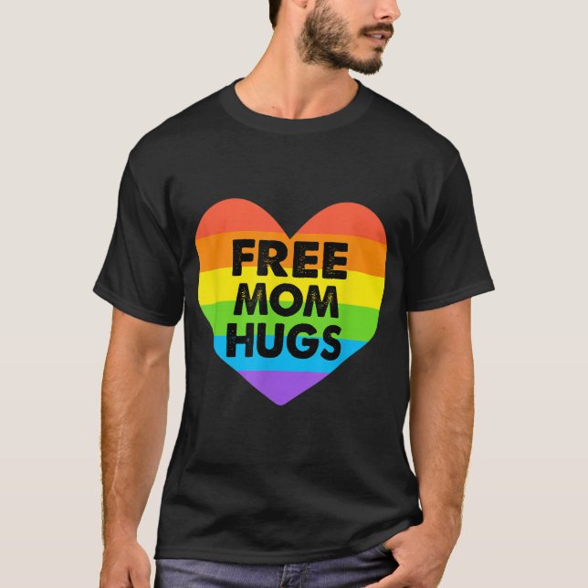 Camiseta Mamá libre abraza a los LGBT (Anverso)