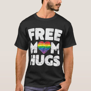 Camiseta Mamá libre abraza a mamá libre abraza el orgullo