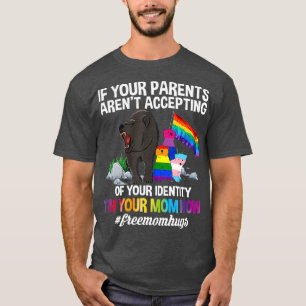 Camiseta Mamá libre abraza a mamá orgullosa de llevar org