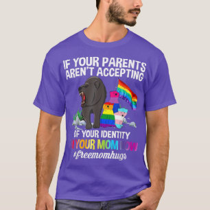 Camiseta Mamá libre abraza a mamá orgullosa de llevar orgul