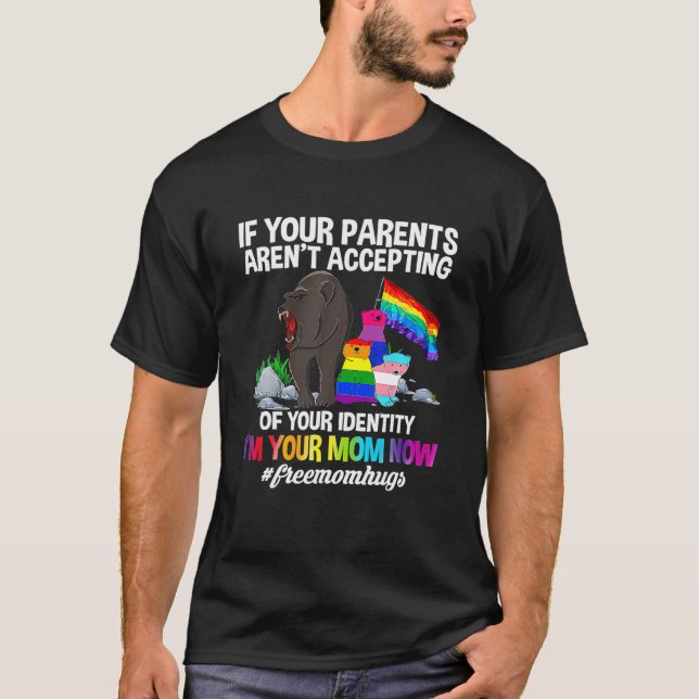 Camiseta Mamá libre abraza a mamá orgullosa de llevar orgul (Anverso)