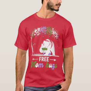 Camiseta Mamá libre abraza a mamá orgullosa de oso de géner