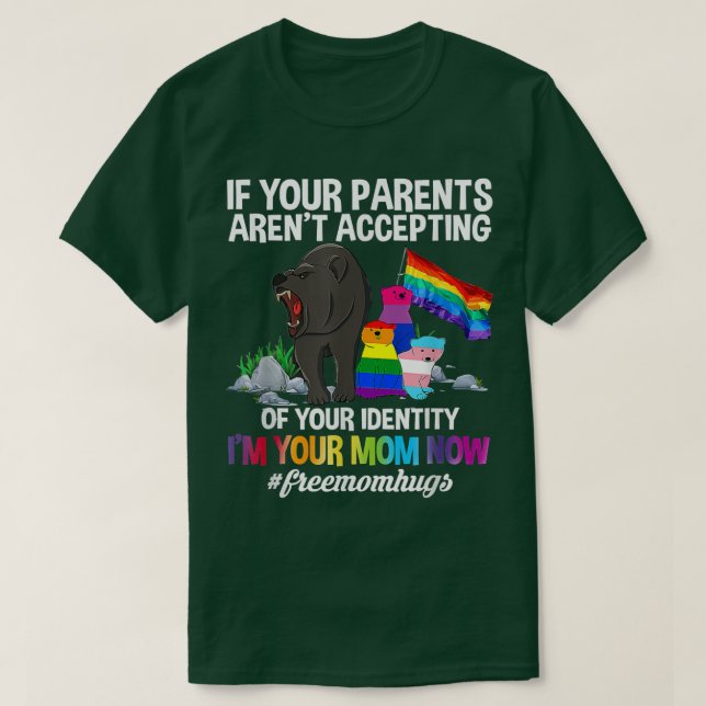 Camiseta Mamá libre abraza a tu madre orgullosa de llevar r (Diseño del anverso)