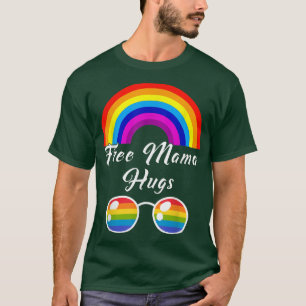 Camiseta Mamá libre abraza al aliado LGBT, gafas de sol arc