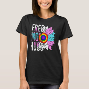 Camiseta Mamá libre abraza al transexual girasol Tr