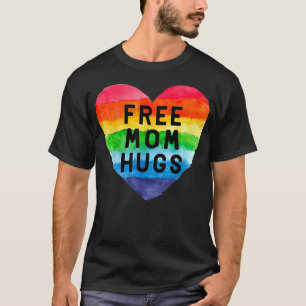 Camiseta Mamá libre abraza desfiles de Orgullo Gay Lesbiana