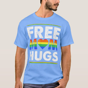 Camiseta Mamá libre abraza desfiles de Orgullo Gay Lesbiana