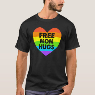 Camiseta Mamá libre abraza desfiles de Orgullo Gay Lesbiana