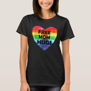 Camiseta Mamá libre abraza desfiles de Orgullo Gay Lesbiana