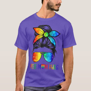 Camiseta Mamá libre abraza desordenado arco iris orgullo LG