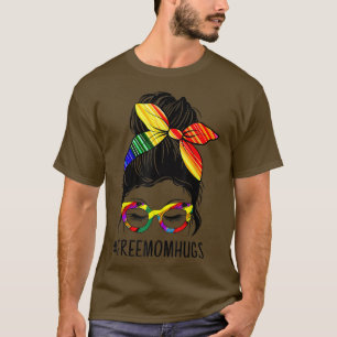 Camiseta Mamá libre abraza el amor LGBT es amor orgullo LGB