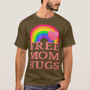 Camiseta Mamá libre abraza el arco iris transgénero del org