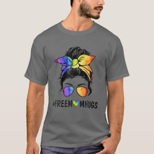 Camiseta Mamá libre abraza el desordenado orgullo LGBT