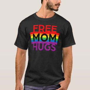 Camiseta Mamá Libre Abraza El Movimiento Social Del Orgullo