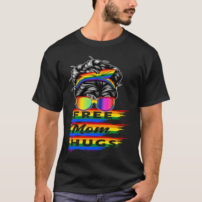 Camiseta Mamá libre abraza el orgullo de mamá (Anverso)