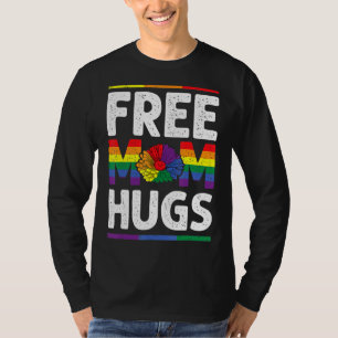 Camiseta Mamá libre abraza el orgullo del girasol colorido