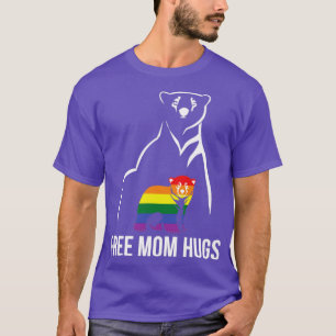 Camiseta Mamá libre abraza el orgullo gay a las mujeres LGB