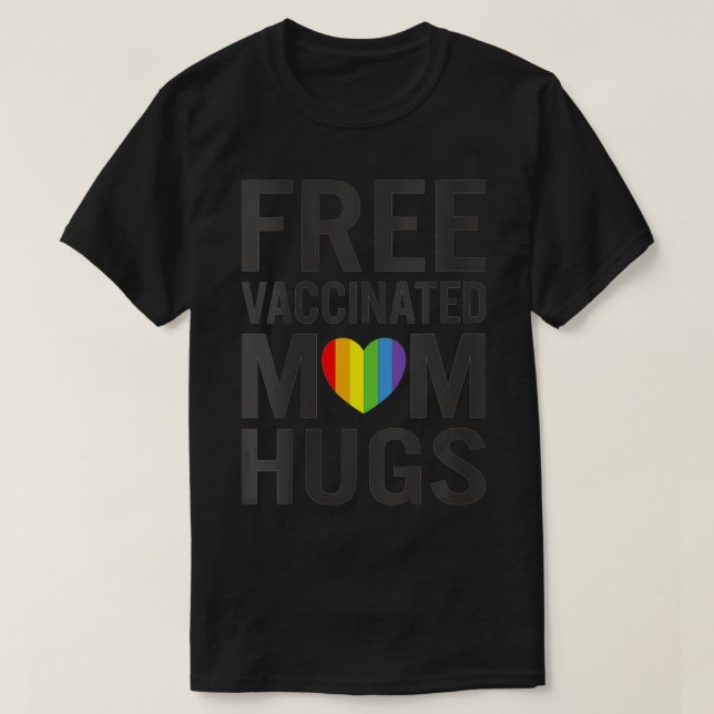 Camiseta Mamá libre abraza el orgullo gay LGBTQ Orgullosa m (Diseño del anverso)