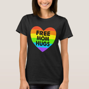 Camiseta Mamá libre abraza el orgullo gay transgénero en el