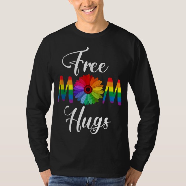 Camiseta Mamá libre abraza el orgullo LGBT (Anverso)