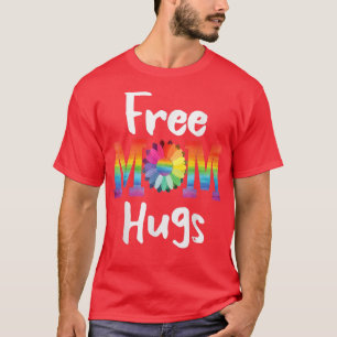 Camiseta Mamá libre abraza el Orgullo LGBT desfiles de marg