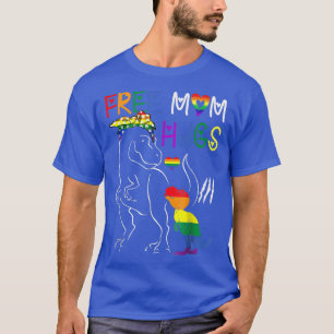 Camiseta Mamá libre abraza el orgullo LGBT Mamá Dinosaurio 